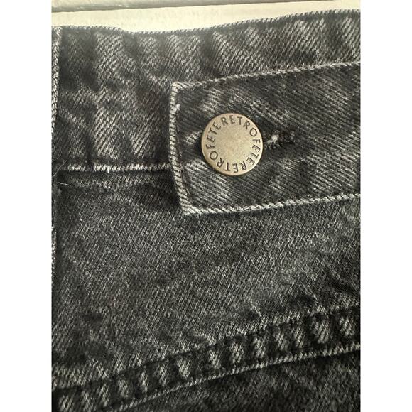 RETROFETE Revolve Tessa Shorts Black Onyx Distressed Dark Fairy Punk - Sz 27 - Picture 7 of 9